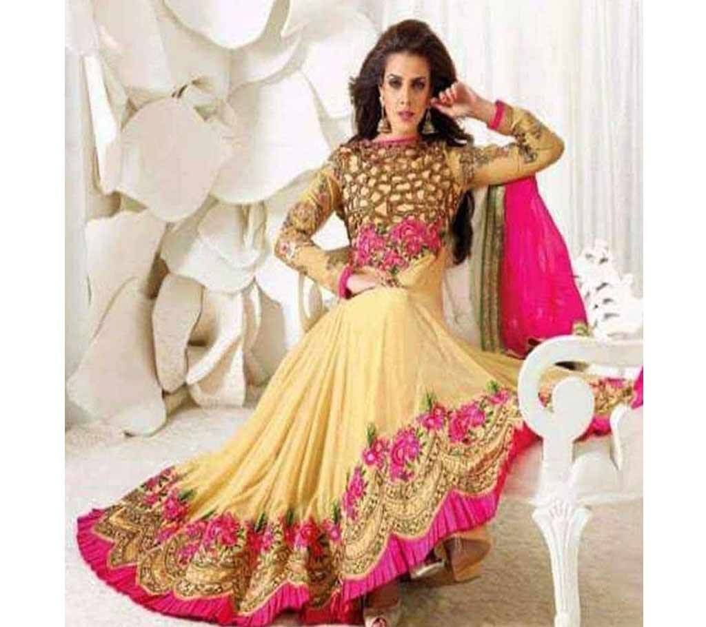 Georgette Semi Sticked Gown For Women (copy)