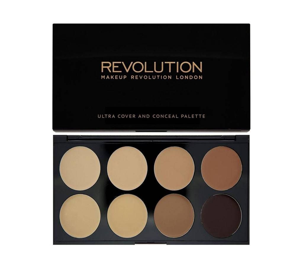 Makeup Revolution Ultra Cover And Concealer Palette Medium-dark UK