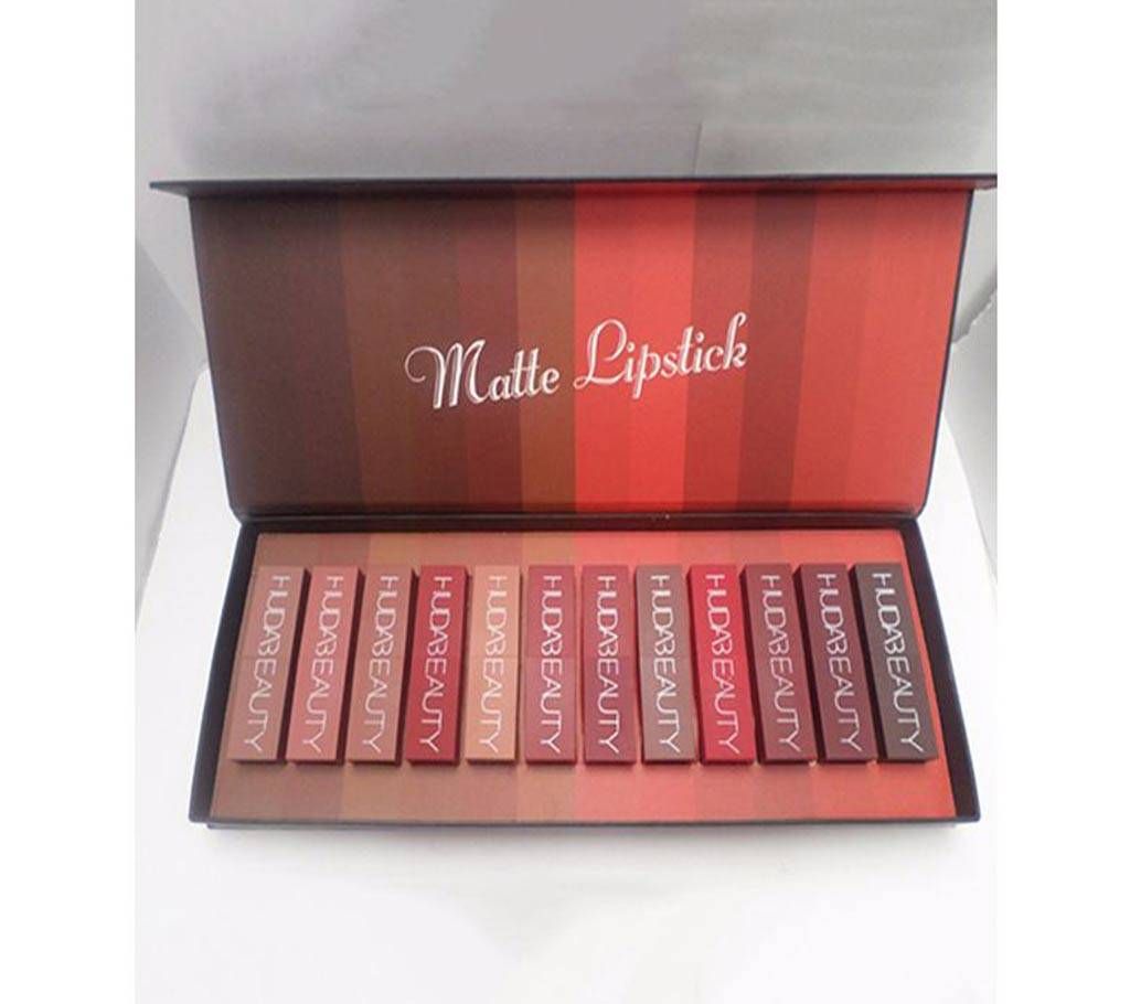 Huda Beauty Matte Lipstick 12 pieces Set (UAE)