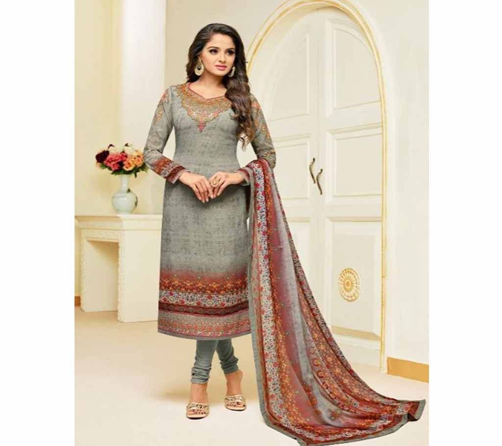 MEERA ZISA HARMONY Unstitched Georgette Digital Printed Embroidery Three Piece 