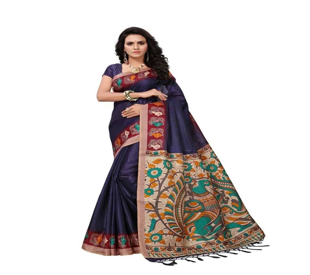Mayshury Silk Saree - Indigo 