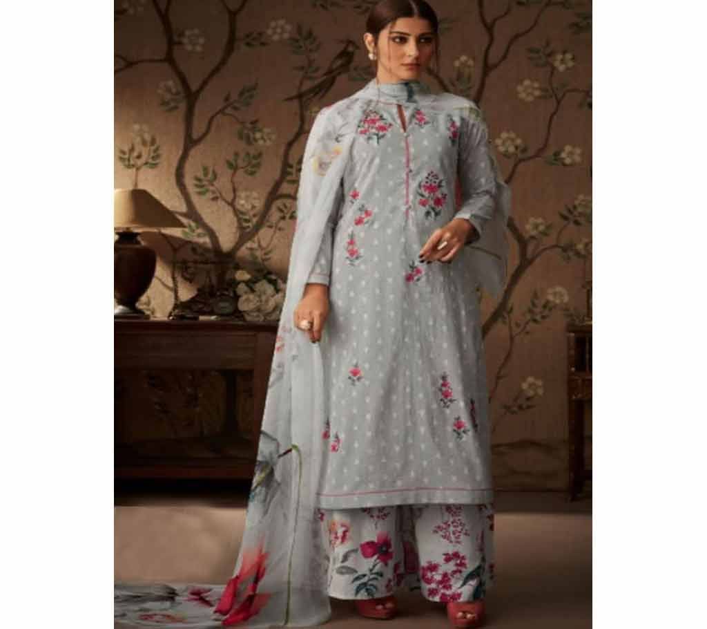 Esta Cressa Unstitched Cotton Three Piece 109