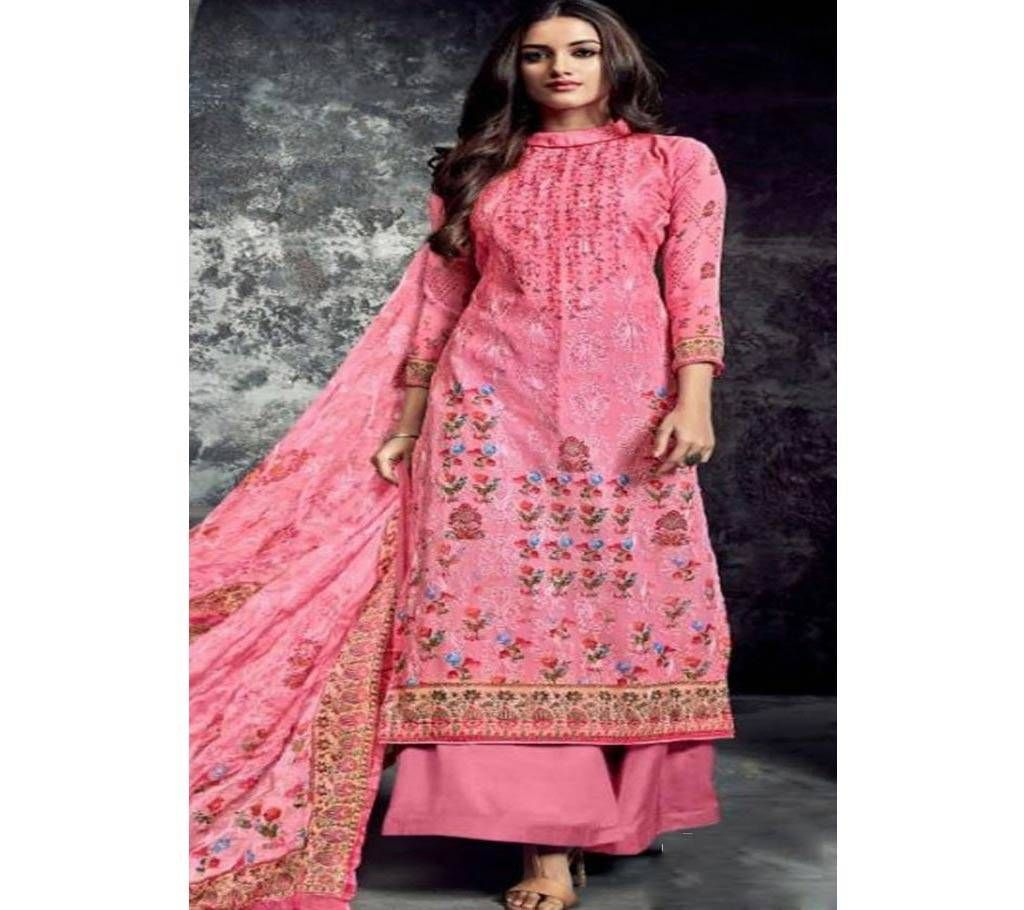 Hansa Husna Ara Embroidery Three Piece - 1408