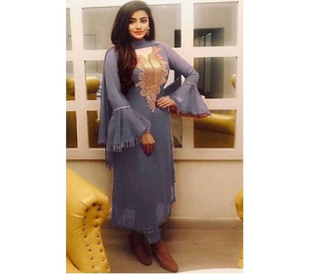 Georgette Unstitched Three Piece 06