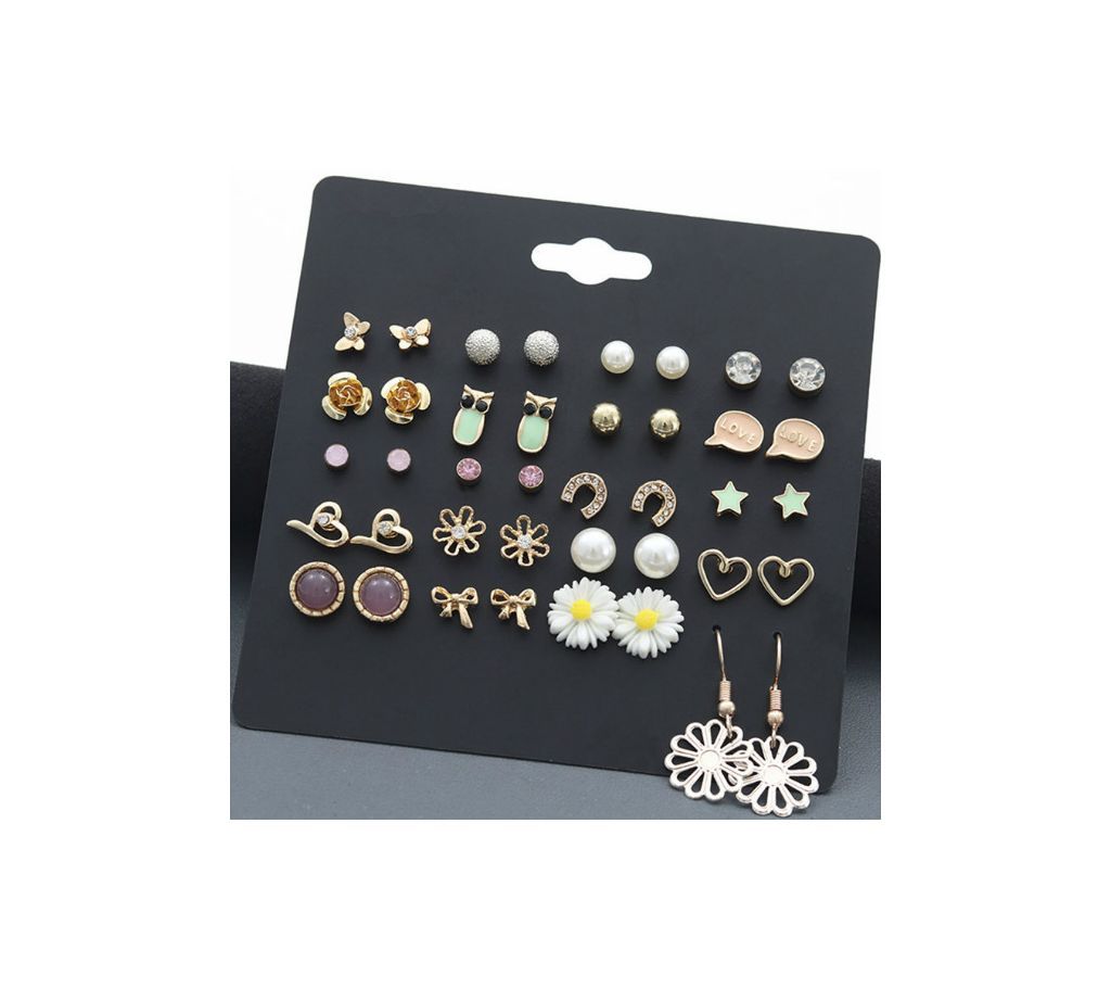 20 Pairs Earring Set For Women