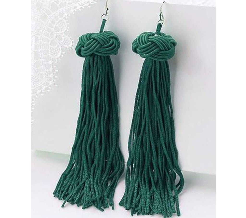 Long Tassel Bohemian Fringe Drop Earrings For Women
