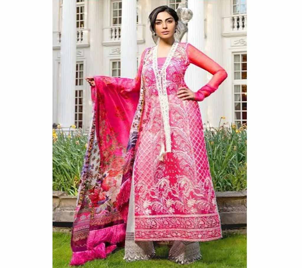 Shree Fabs Sobia Nazir Embacroidery Collection - 5151 - Red Pink - ASI
