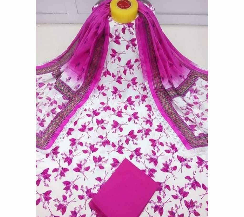Joypuri Cotton Skin Printed Shalwer Kameez for Women-11