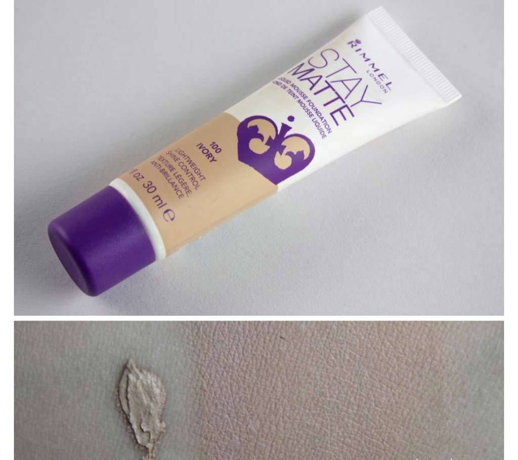 Rimmel Stay Matte Foundation Ivory - 10ml