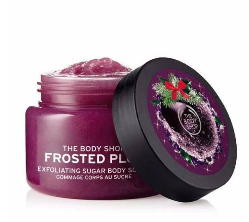 THE BODY SHOP frosted plum exfoliating body scrub
