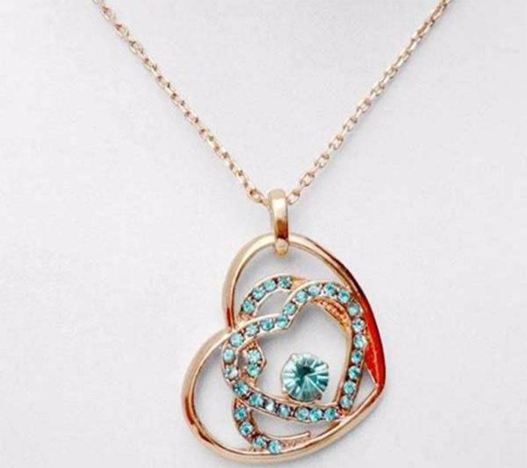 Tripple love stone crafted pendant