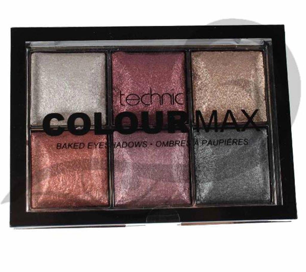 Technic Colour Max 6 Colour Baked Eyeshadow Palette