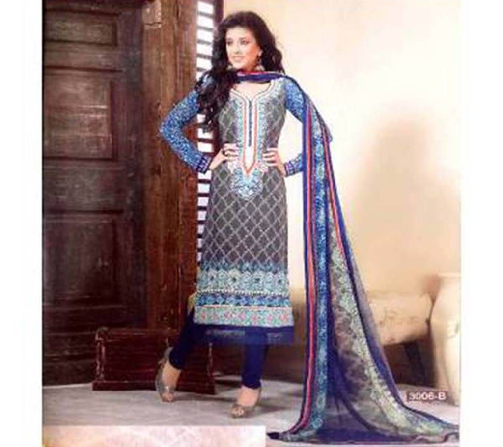Arina Unstitched Indian Silk Three-pcs (Copy)