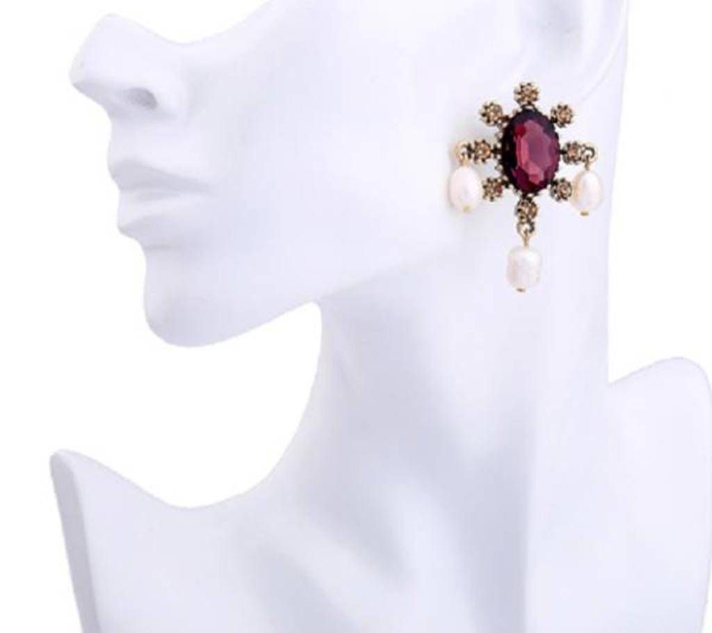 Purple Earrings