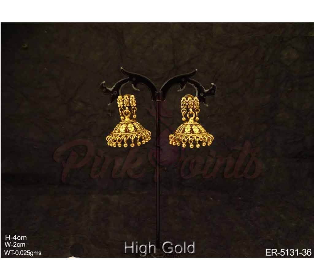 Conical Shaped Antique Earrings (by Pink Point - ER-5131-36)