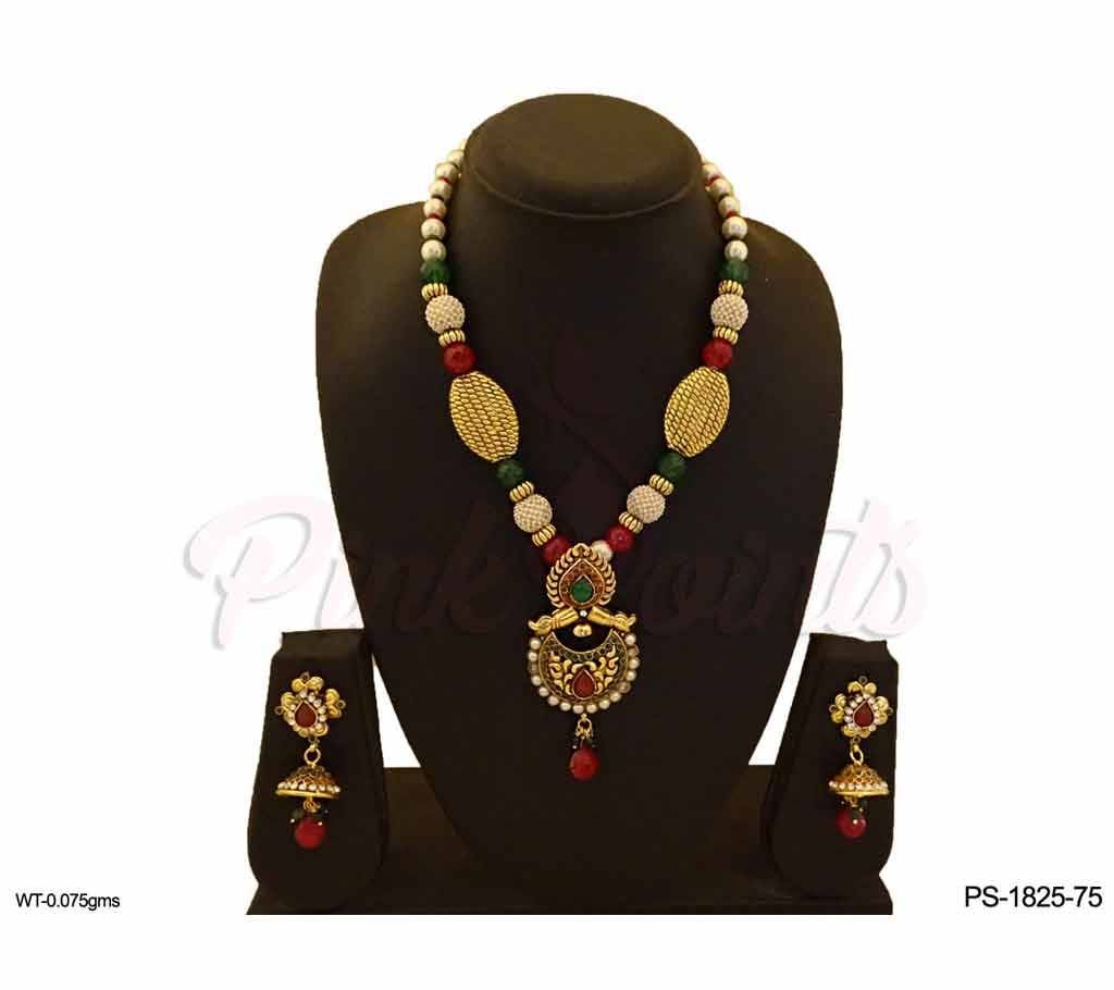 Chand Shape Beaded Designer Pendant (by Pink Point - PS-1825-75)