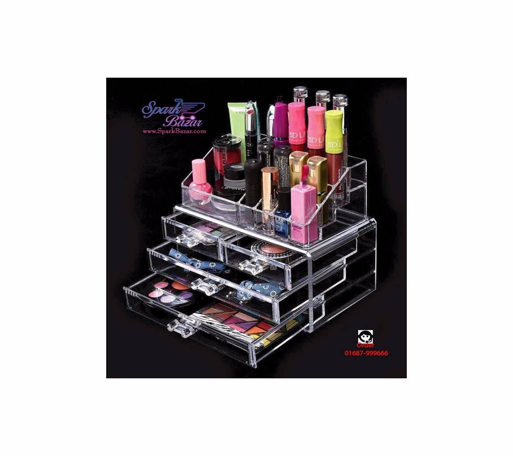 Cosmetics organizer Tray box