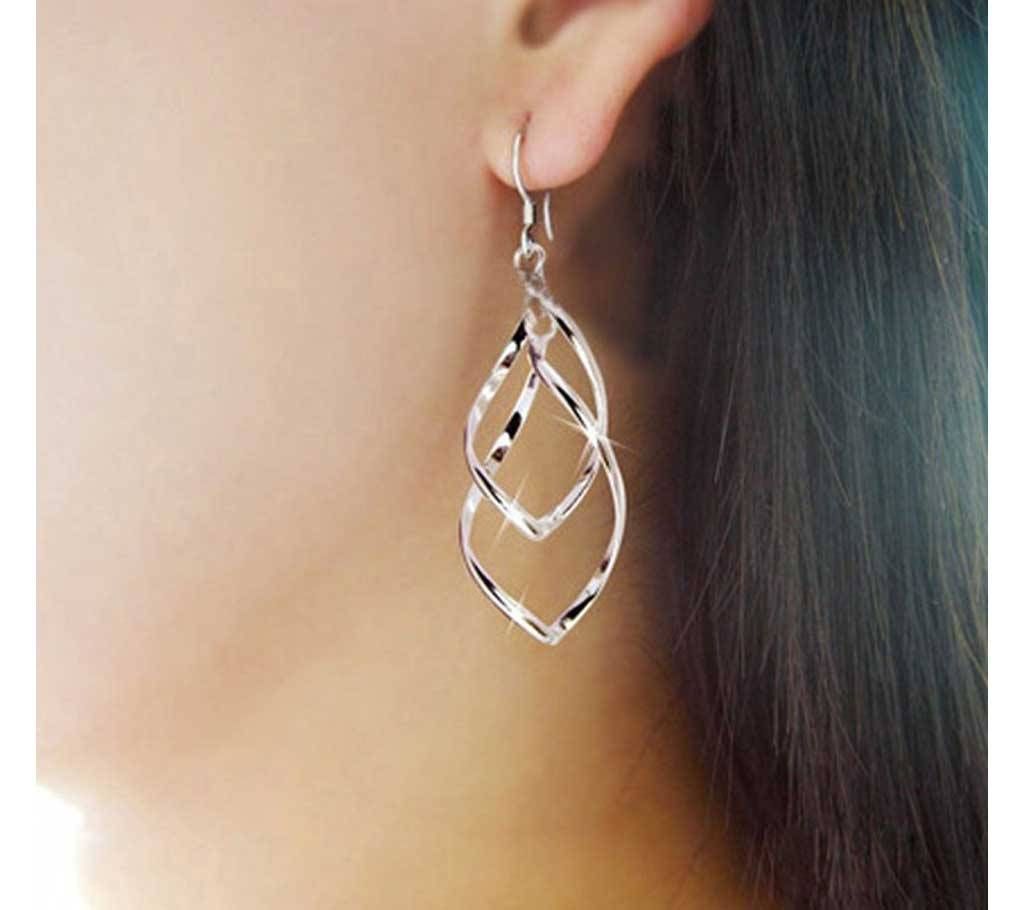 Chia Fashion Alloy Plated Fine Drop Earrings (by Pink Point - CHIA67)