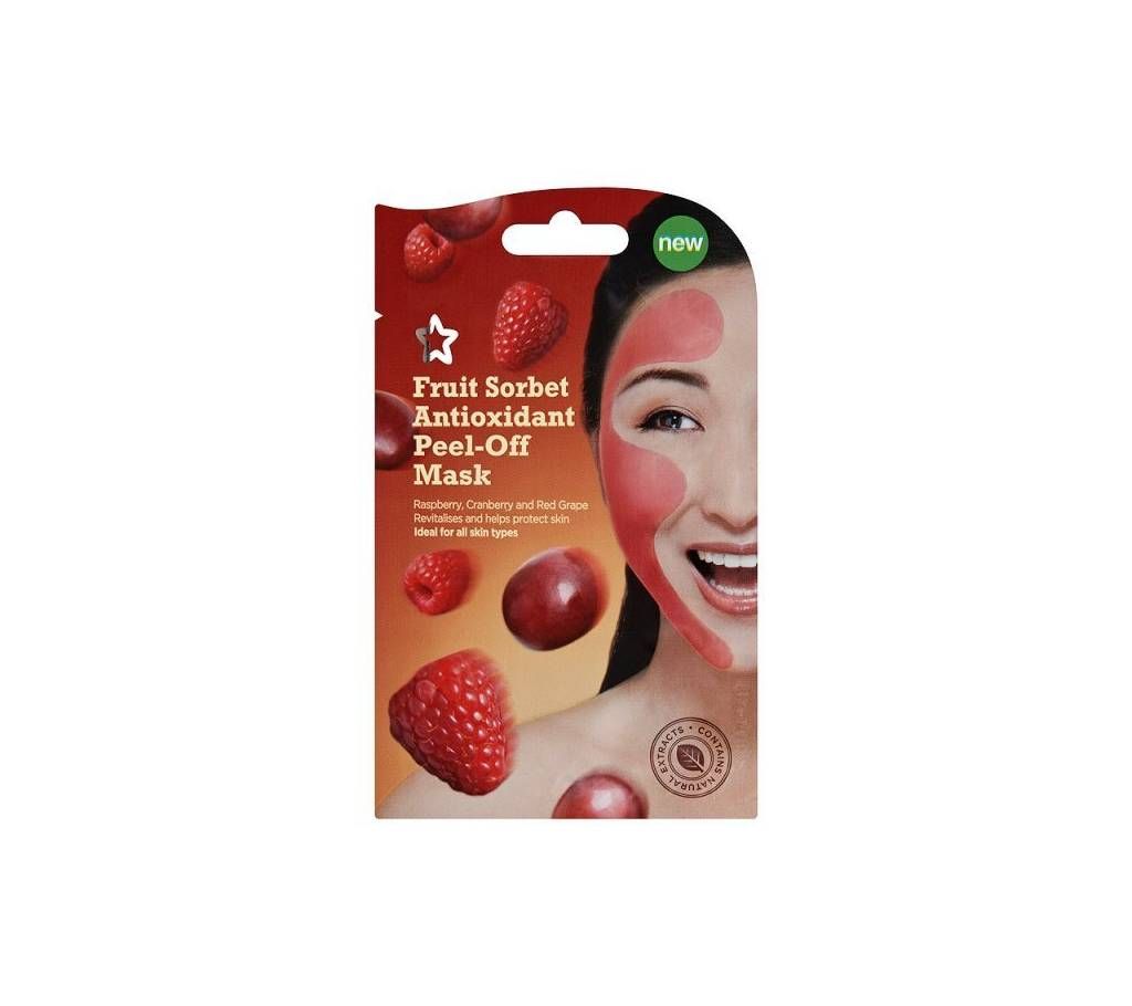 SuperDrug Peel Off mask - Fruit sorbet Flavor UK