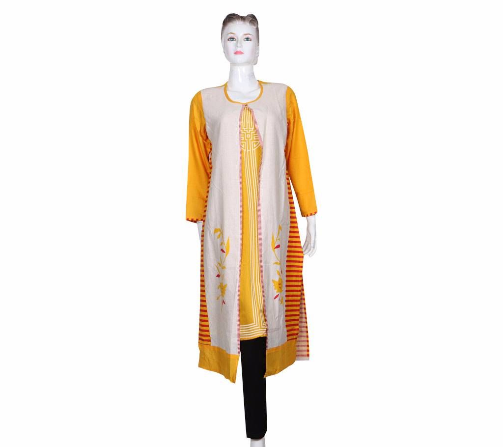 Indian khadi cotton kurti with leggings 