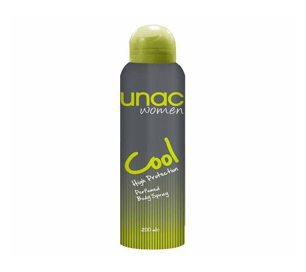 UNAC Cool Perfumed Ladies Body Spray 200ml Turkey