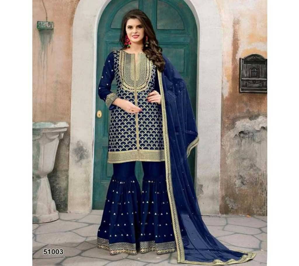 Twisha Brand Original Unstitched Silk Three pcs