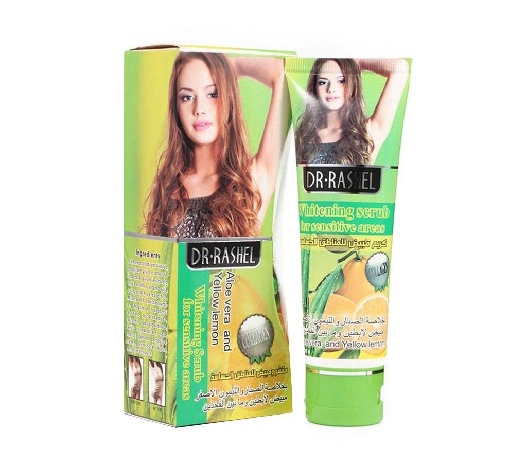 DR.RASHEL Whitening Cream For Underarms Sensitive Area Body Lotion Aloe Vera 80ml Thailand