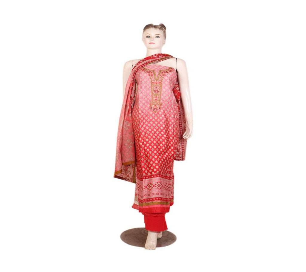 Unstitched Indian Embroidery Shalwar Kameez