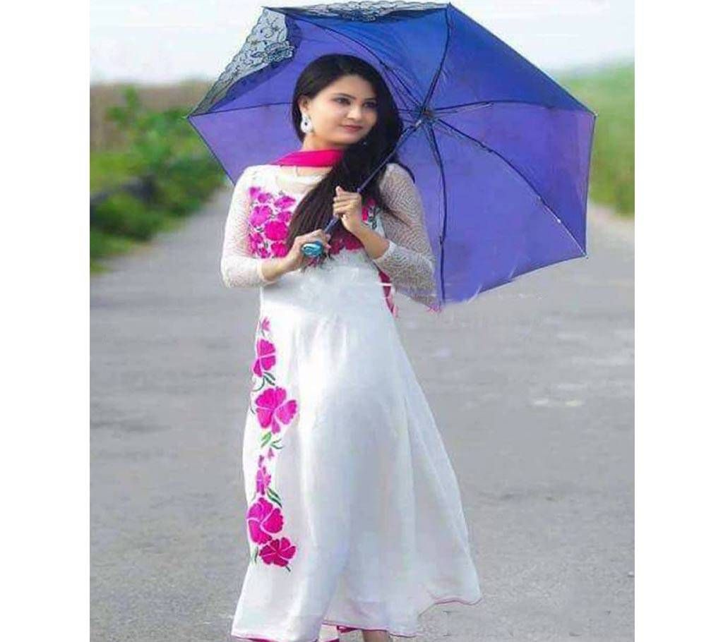 Unstitched Cotton Block Print Salwar Kameez