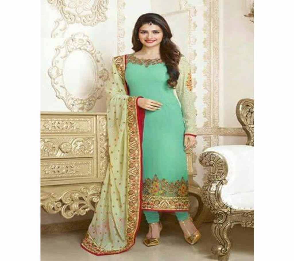 Unstitched Gorgeous Embroidery Georgette Salwar Kameez - Copy