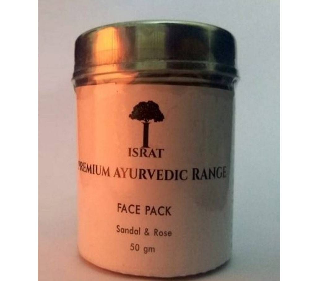 ISRAT Ayurvedic Facepack Sandal & Rose 50g India