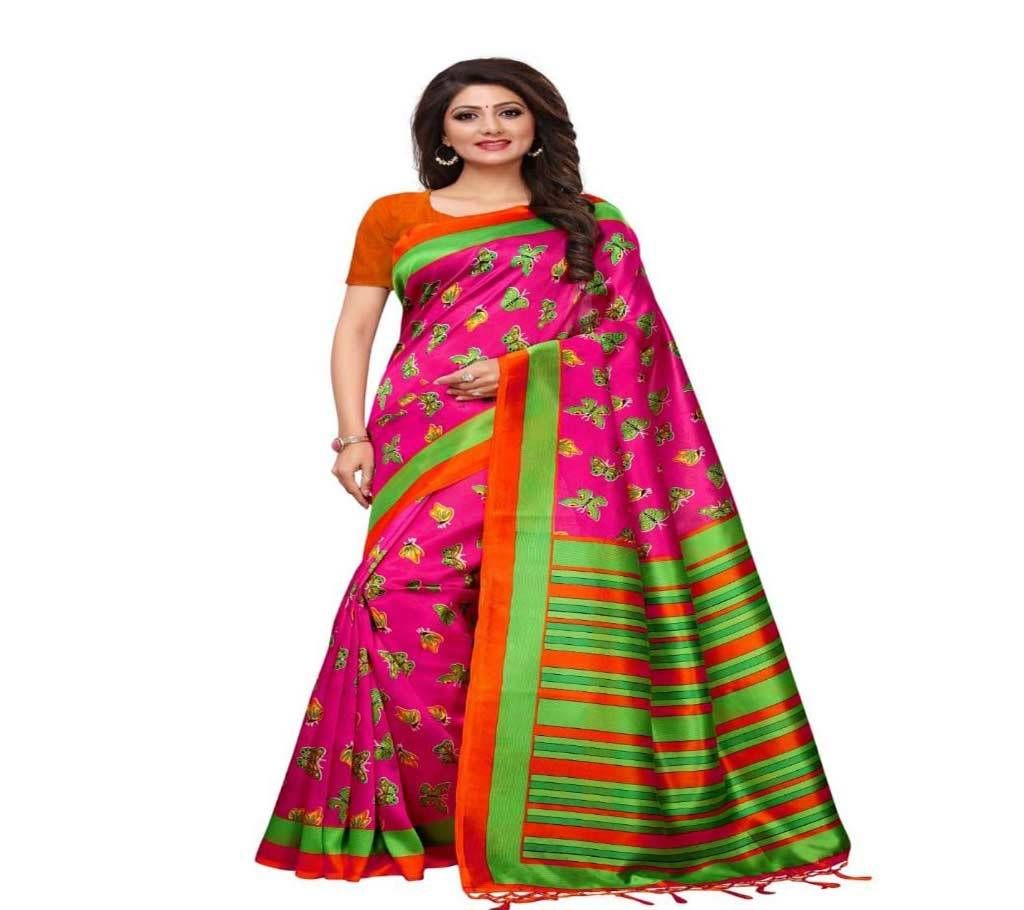 Mayshury Silk Saree - Pink