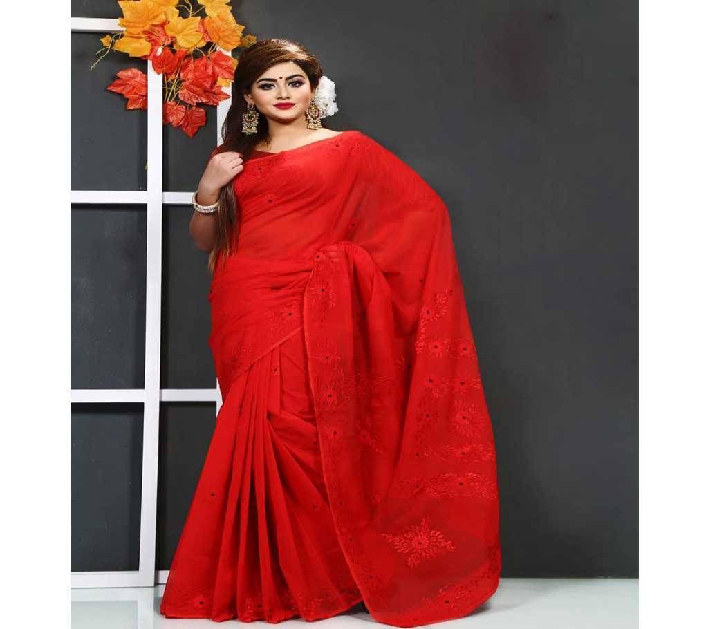EMBROIDERY MUSLIN SILK SREE