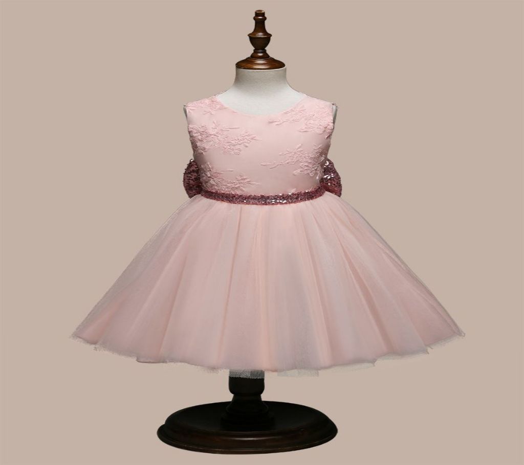 Baby Party Dress  Baby Pink  CLG 296 B