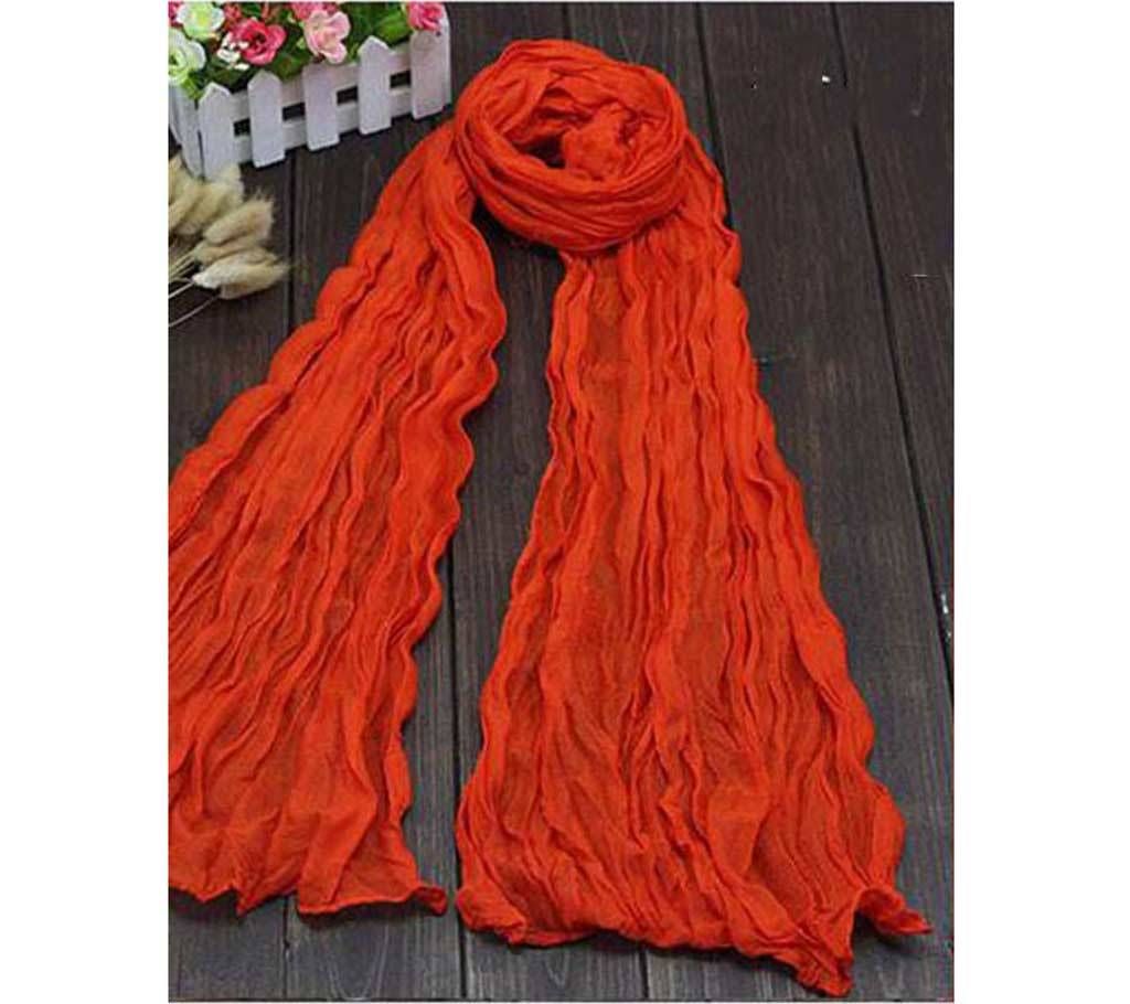 ORANGE SOLID COLOR Scarf
