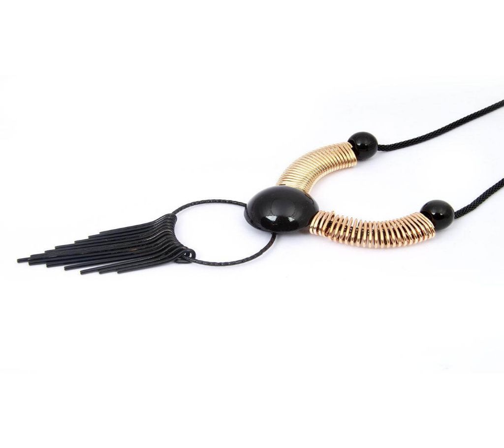 Long Necklace with ring design