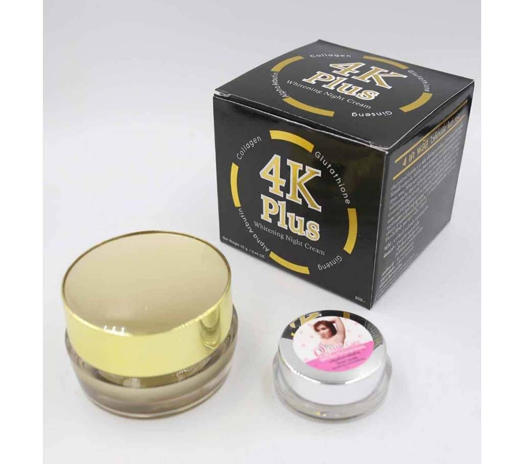 4K Plus Whitening Night Cream-20gm-Thailand