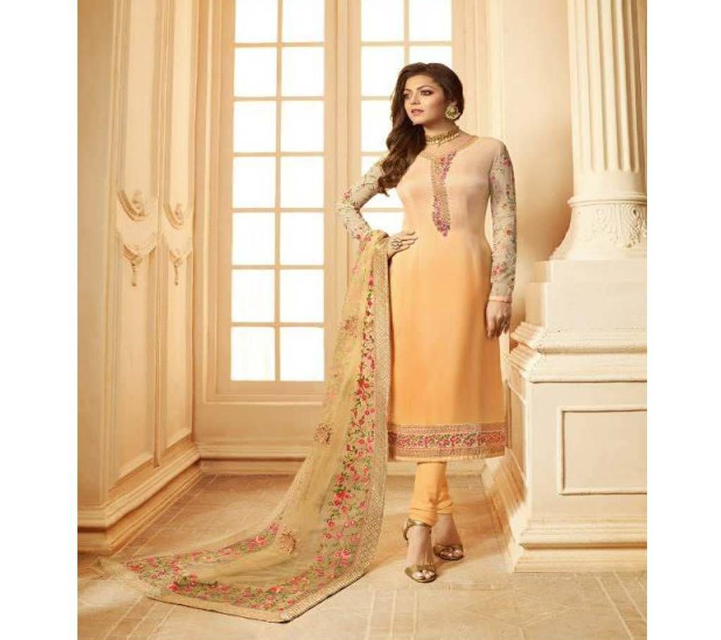 Indian Unstitched Georgette 3-Pcs 