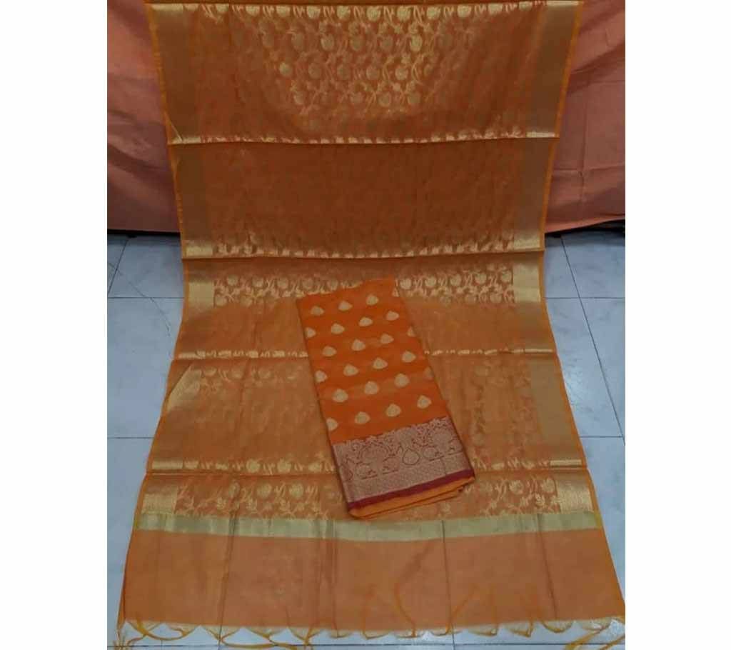 Unstitched indian katan Kameez  for Women