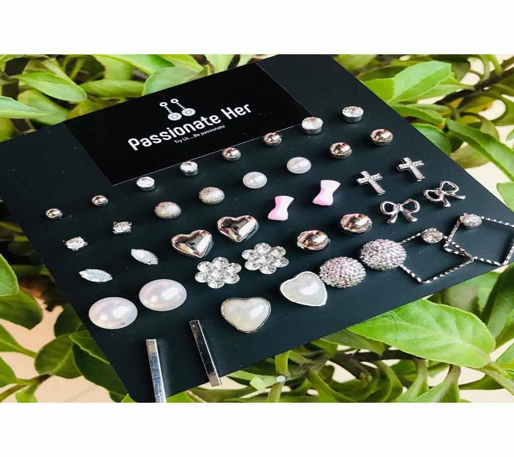 Women Earrings Set - 20 Pairs 