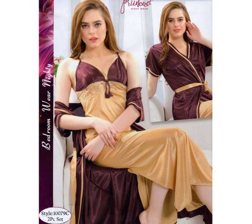 Fashionable Two Part Nighty-10079 C