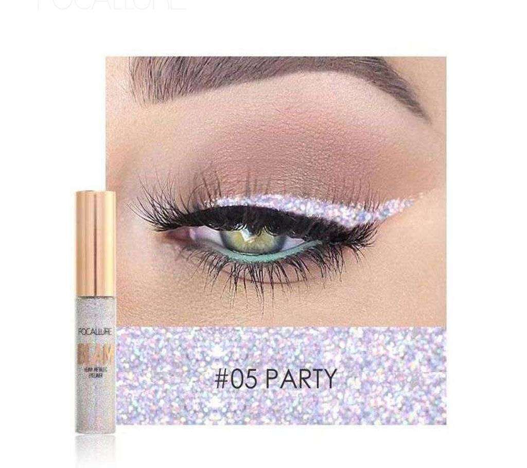 Focallure BEAM Heavy Metallic Glitter Eyeliner #05 Party-8g(China)