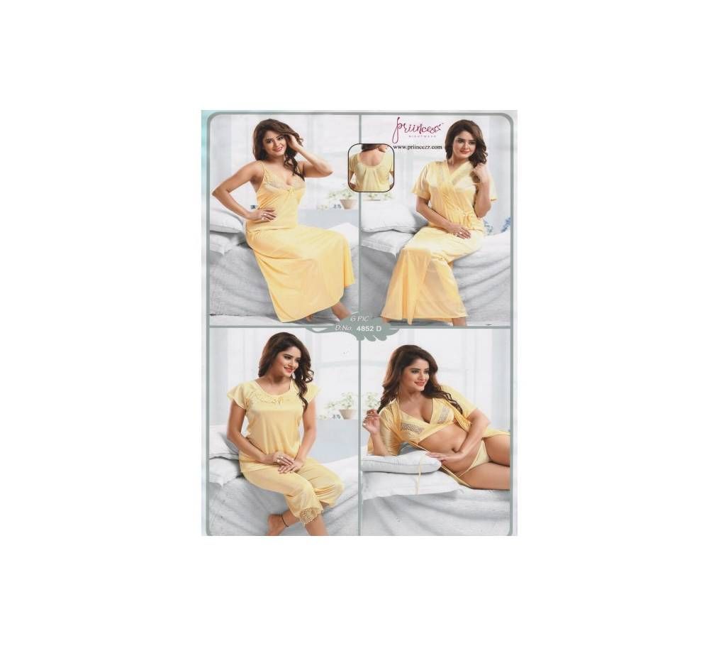 Fashionable Six Part Nighty-4852 D