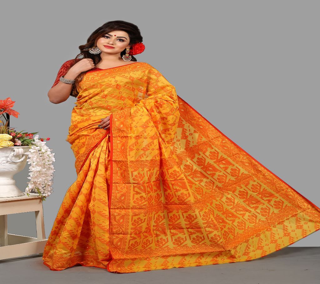 Jamdani Silk Saree bois-306