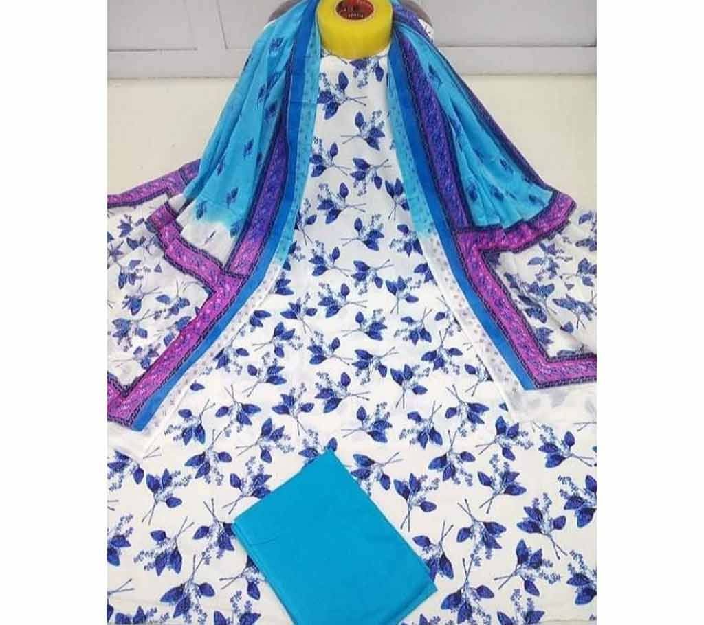 Joypuri Cotton Skin Printed Shalwer Kameez for Women-12