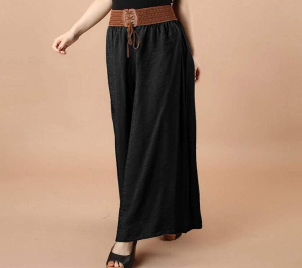 Ladies stitched Chinese linen palazzo 