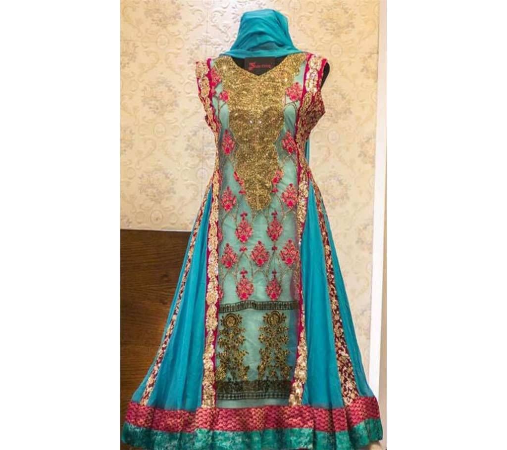Pakistani Semi Stitched Georgette gown