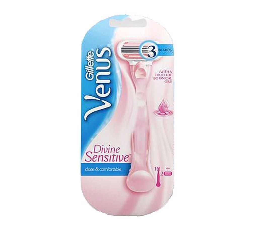 Gillette  Venus Divine Sensitive 3 Blade Ladies Razor 