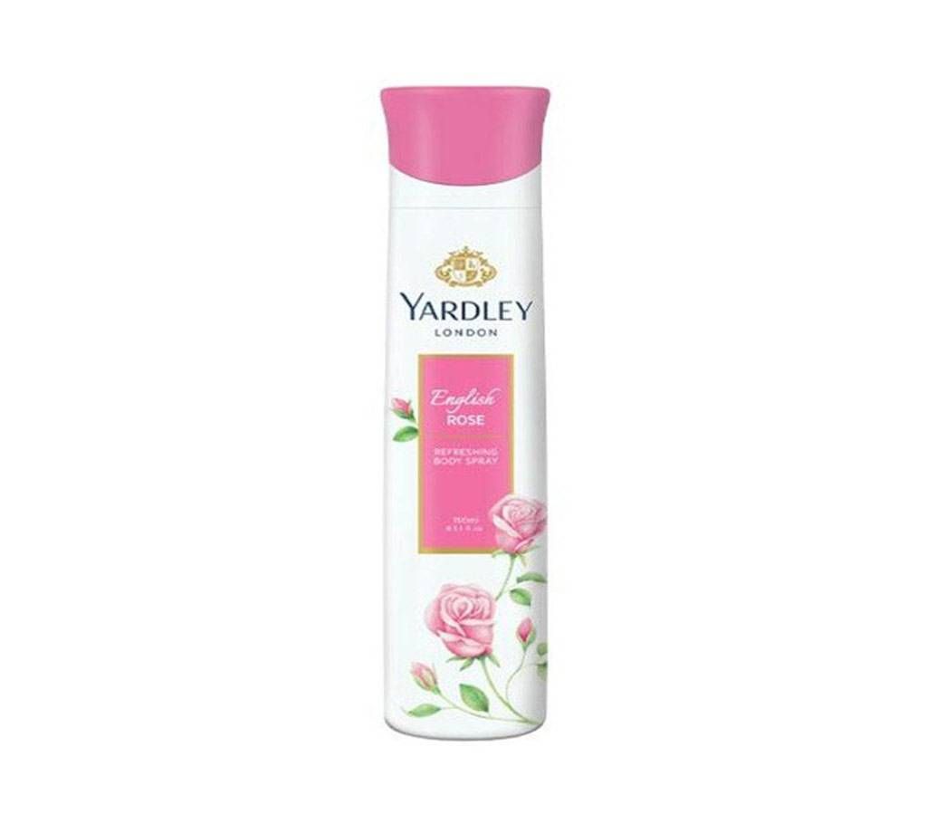 Yardley English Rose Body Spray for Ladies - 150 ml (UAE)
