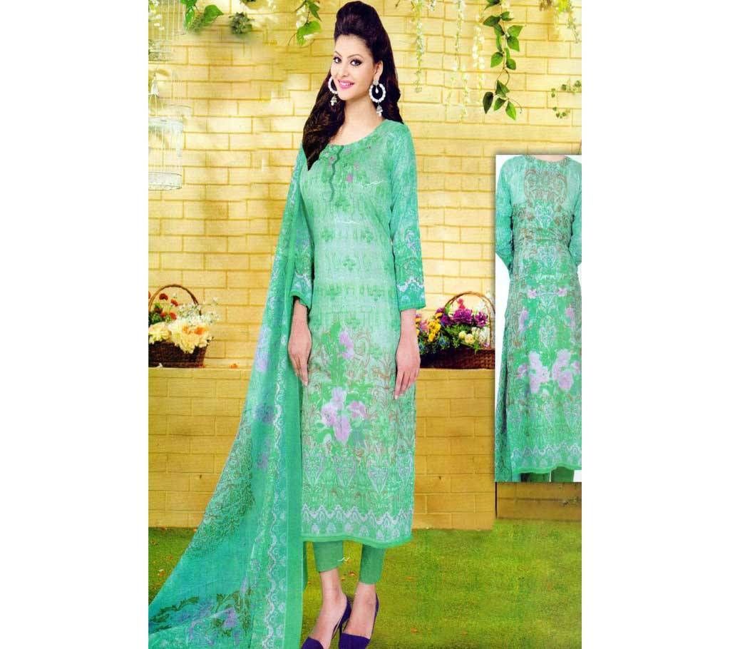 unstiched embroidery super lawn three pics